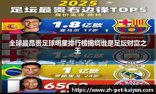 全球最昂贵足球明星排行榜揭晓谁是足坛财富之王